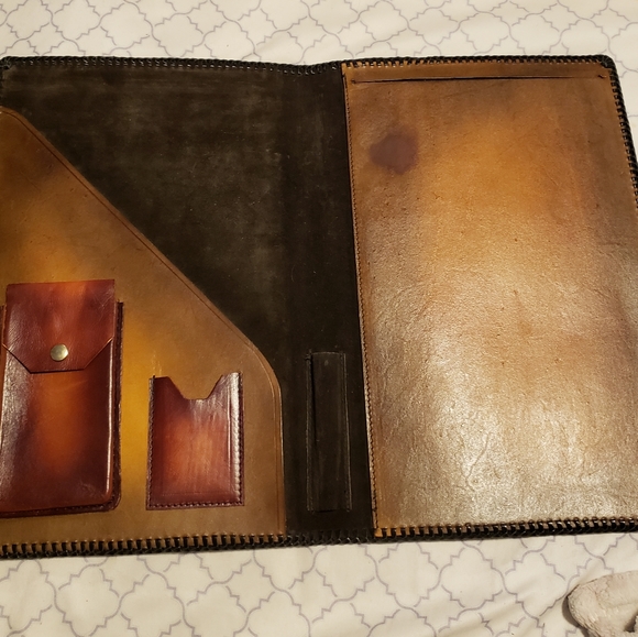 Antique R.M.S. leather book - Picture 7 of 8